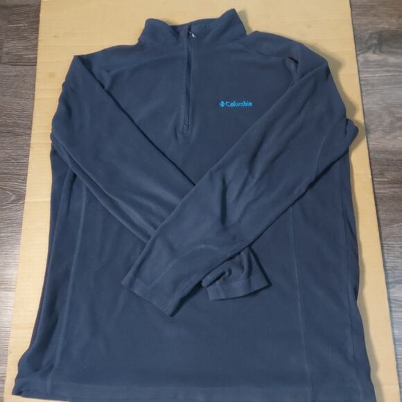 Columbia Blue Zip Front Jacket  L Gorpcore Fisherman Cabincore Classicore Preppy - Picture 8 of 12